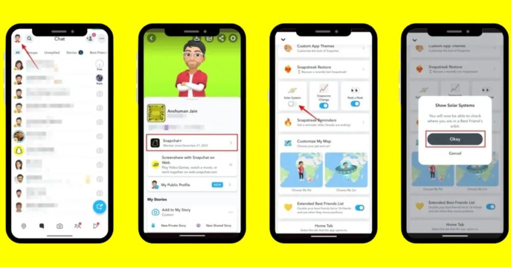 How To Enable Snapchat Friend Solar System