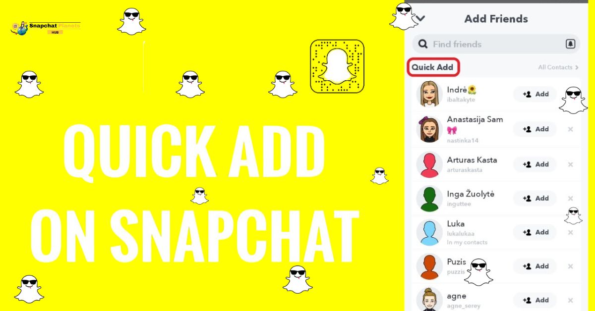 what is quick add on Snapchat