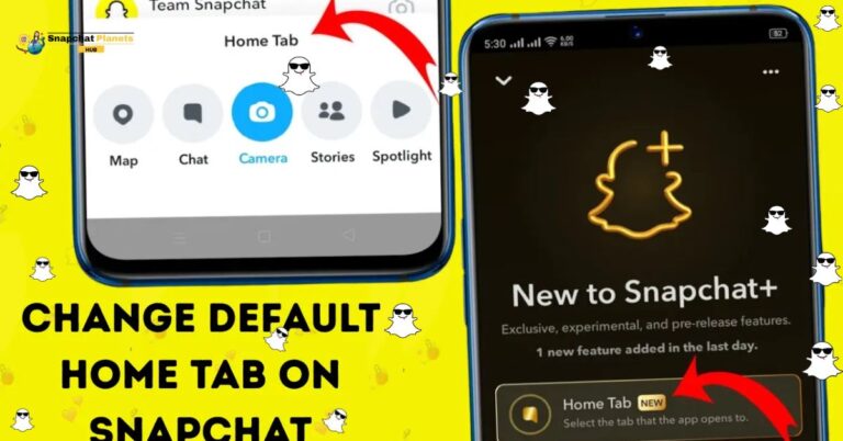 Change Default Home Tab On Snapchat