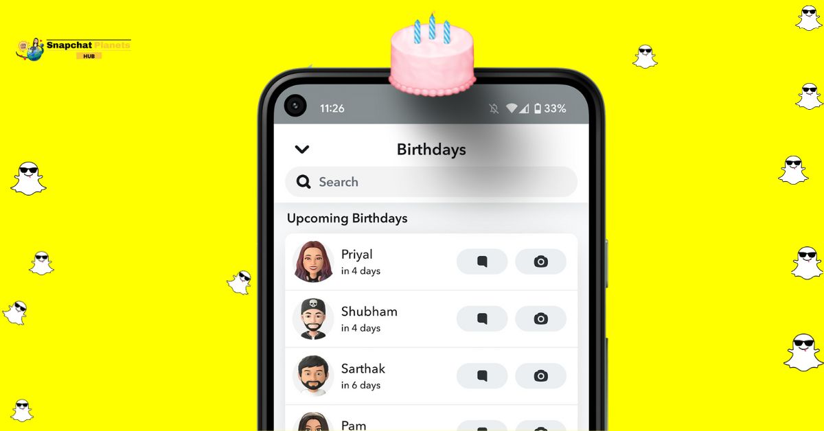 how to check birthdays on snapchat