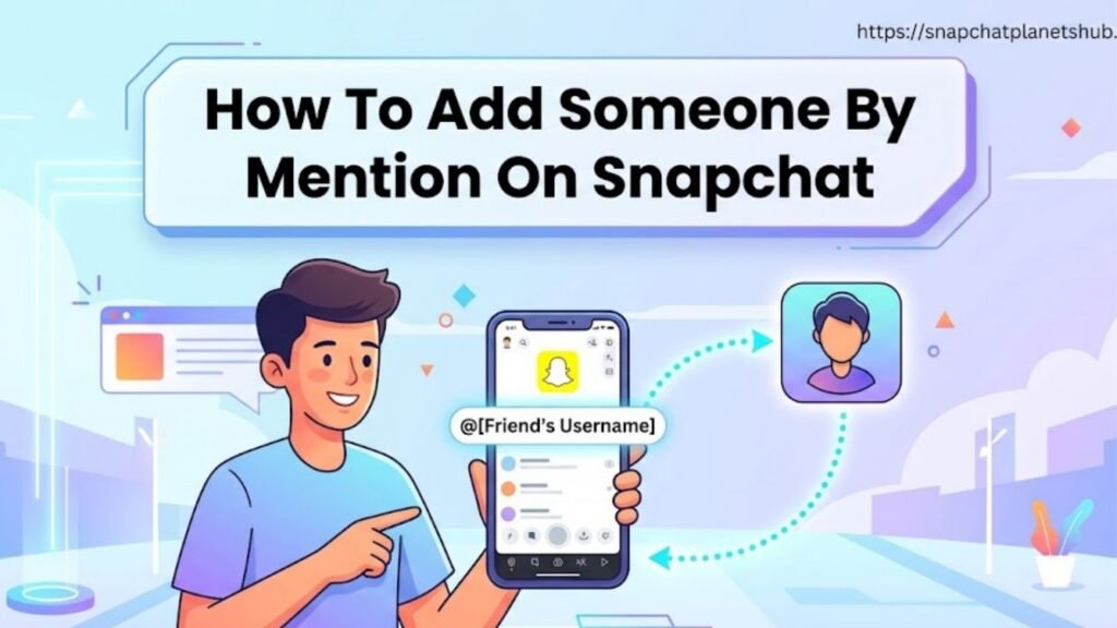 what does by mention mean on snapchat