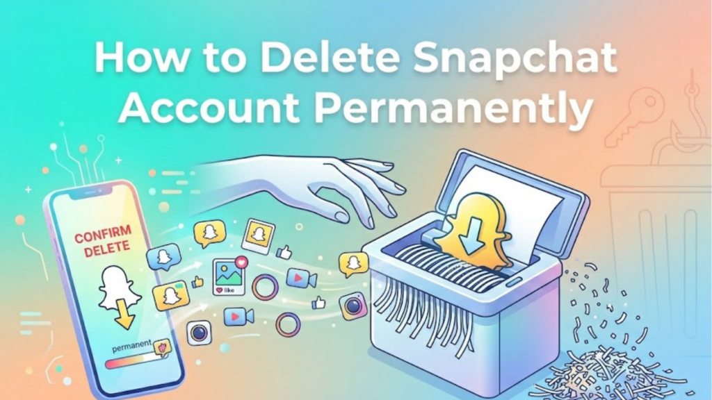 delete snapchat account